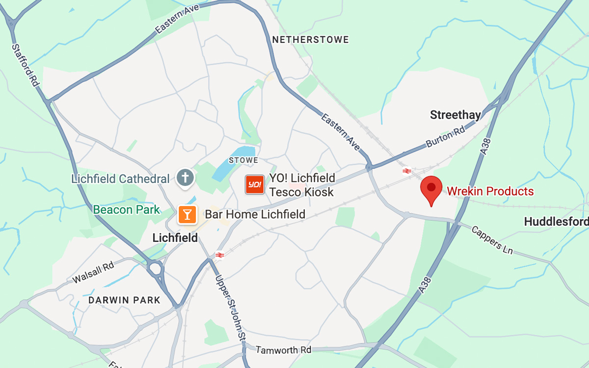 Lichfield location